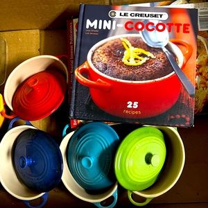 PE Creuset Mini Coquette Set with Cookbook